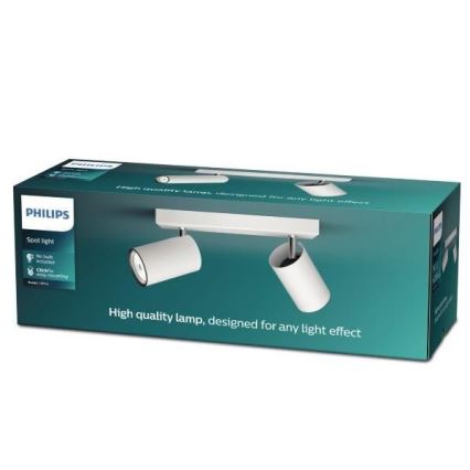 Philips - Spotlampe KOSIPO 2xGU10/5,5W/230V hvid