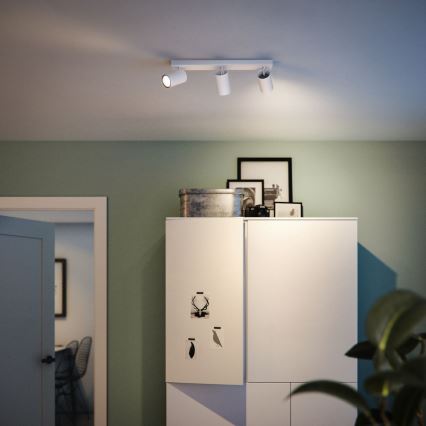 Philips - Spotlampe KOSIPO 3xGU10/5,5W/230V hvid