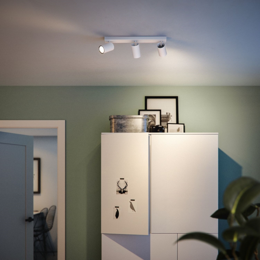 Philips - Spotlampe KOSIPO 3xGU10/5,5W/230V hvid
