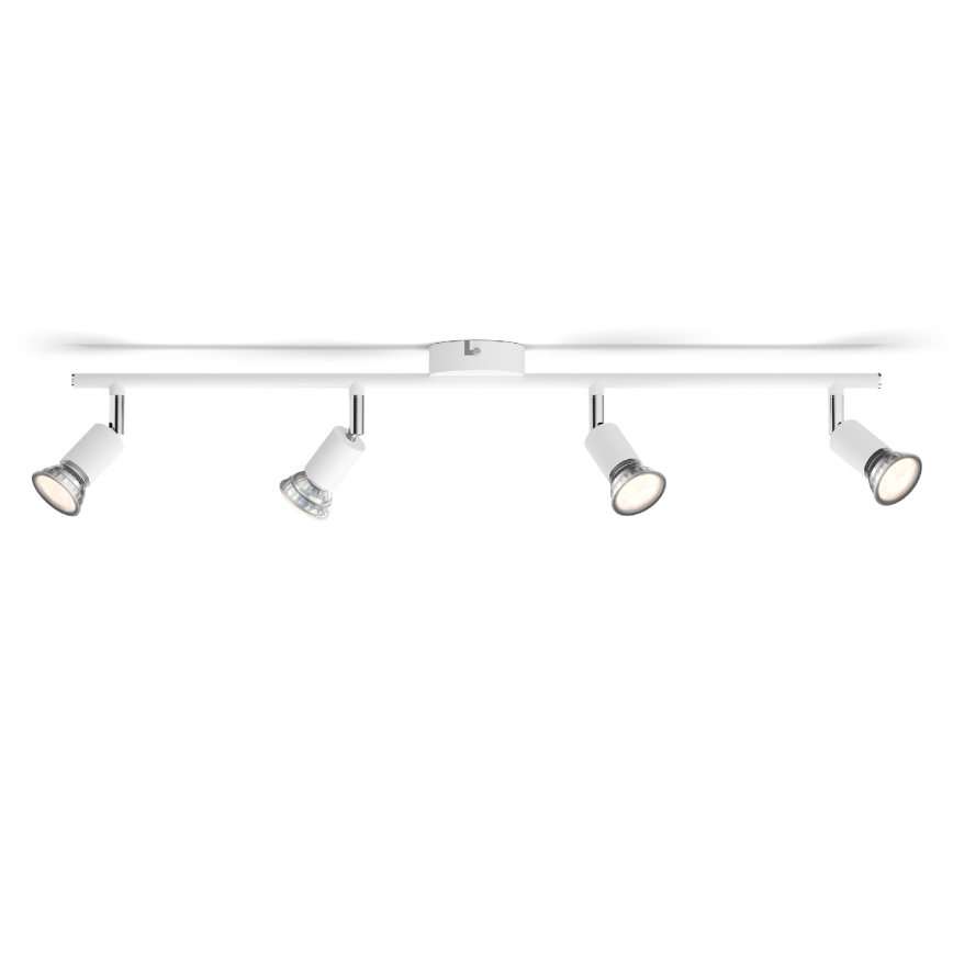 Philips - Spotlampe 4xGU10/50W/230V hvid