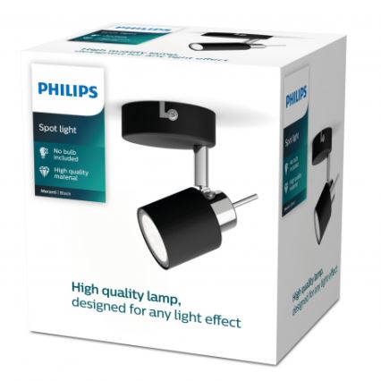 Philips - Spotlampe 1xGU10/35W/230V sort