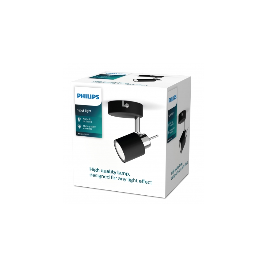 Philips - Spotlampe 1xGU10/35W/230V sort
