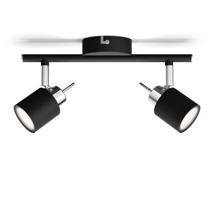 Philips - Spotlampe 2xGU10/35W/230V sort