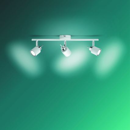 Philips - Spotlampe 3xGU10/35W/230V hvid