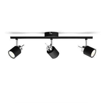 Philips - Spotlampe 3xGU10/35W/230V sort