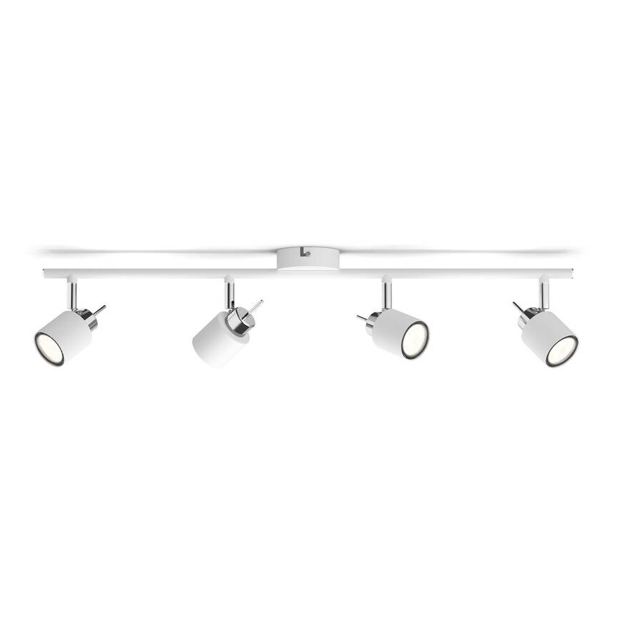 Philips - Spotlampe 4xGU10/35W/230V hvid