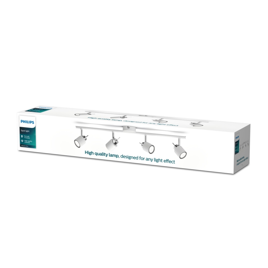 Philips - Spotlampe 4xGU10/35W/230V hvid