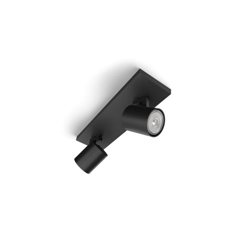 Philips - Spotlampe RUNNER 2xGU10/20W/230V sort
