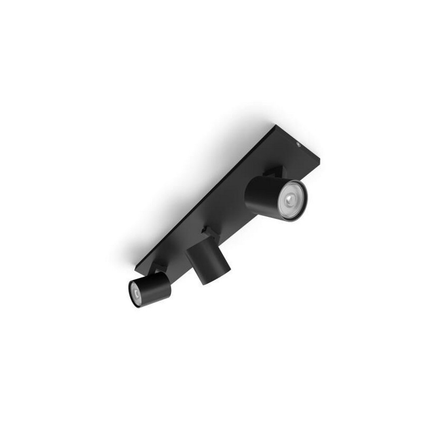 Philips - Spotlampe RUNNER 3xGU10/20W/230V sort