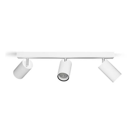 Philips - Spotlampe til badeværelse IDRIS 3xGU10/5W/230V IP44 hvid