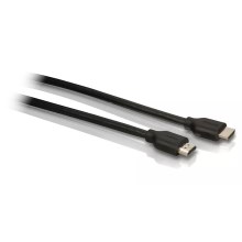 Philips SWV2434W/10 - HDMI-kabel med Ethernet, HDMI 1.4 A stik 5 m sort