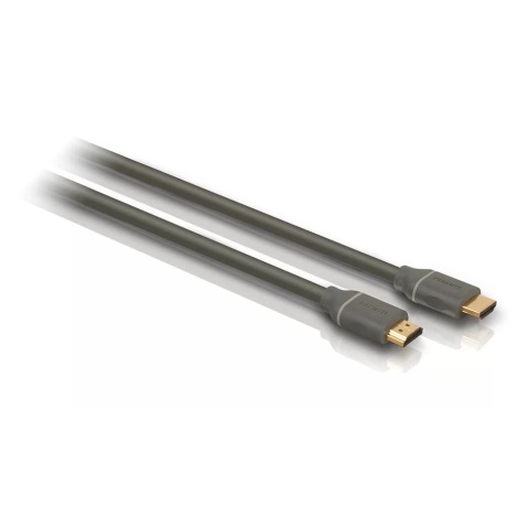 Philips SWV4432S/10 - HDMI-kabel med Ethernet, HDMI 1.4 A stik 1,5 m grå