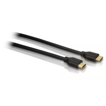 Philips SWV5401H/10 - HDMI-kabel med Ethernet, HDMI 1.4 A stik 1,8 m sort