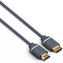 Philips SWV5650G/00 - HDMI-kabel med Ethernet, HDMI 2.0 A stik 5 m grå