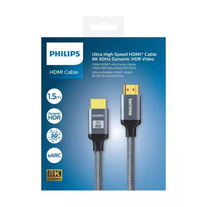 Philips SWV9115/10 - HDMI kabel 1,5m grå