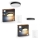Philips - SÆT 1x LED dæmpbar loftlampe Hue ENRAVE Ø 42,5 cm LED/33,5W/230V + 1x LED dæmpbar loftlampe Hue Ø 26,1 cm LED/9,6W/230V + 2x fjernbetjening