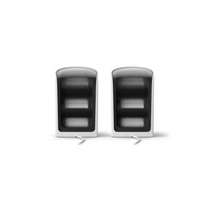 Philips - Sæt med 2x Hue PLAY LED RGBW dæmpbare projektører LED/20W/230V 2000–6500K hvid