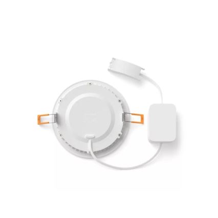 Philips - Sæt med 2x LED RGBW-dæmpbare badeværelsesindbygningsspots Hue SLIM LED/12W/230V 2000-6500K hvid IP44