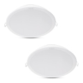 Philips - SÆT 2x LED indbygningslampe MESON LED/23,5W/230V 4000K