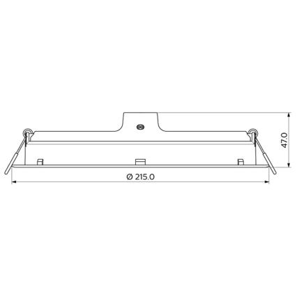 Philips - SÆT 2x LED indbygningslampe MESON LED/23,5W/230V 4000K