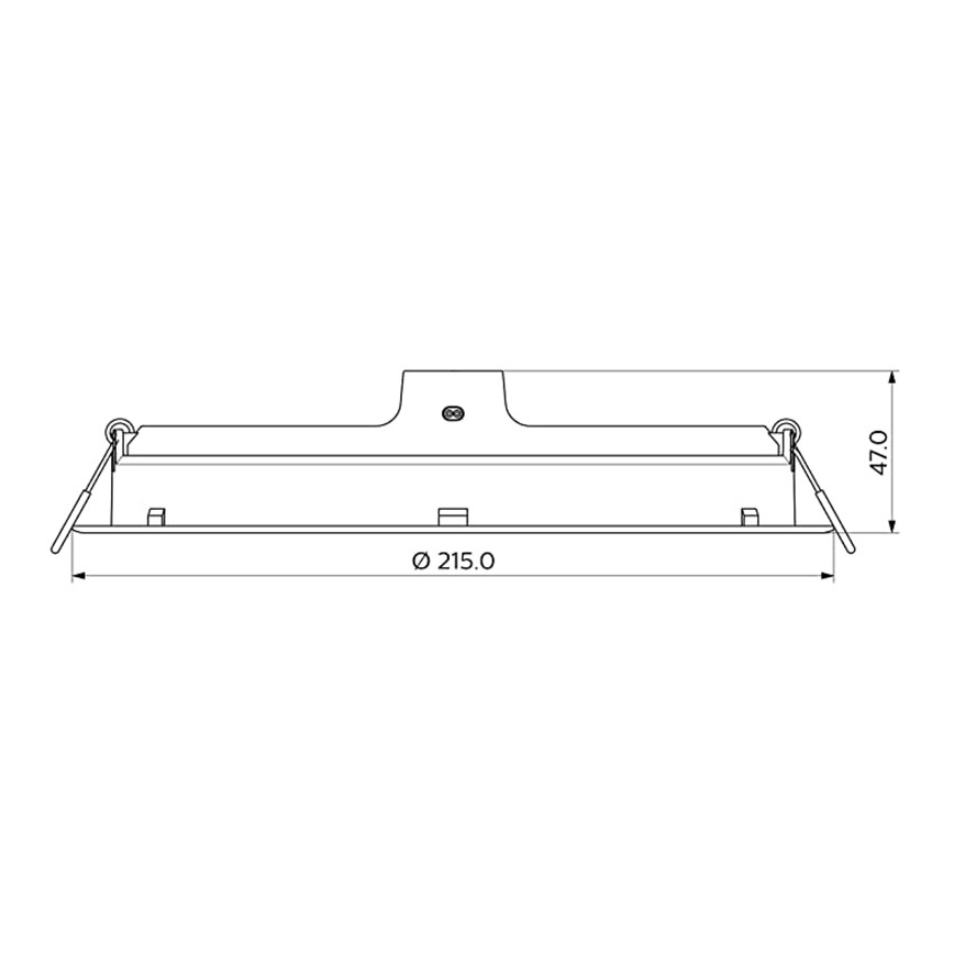 Philips - SÆT 2x LED indbygningslampe MESON LED/23,5W/230V 4000K