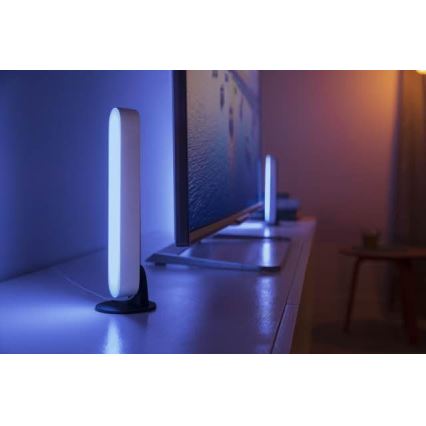 Philips - SÆT med 2 stk. LED RGB dæmpbar bordlampe Hue PLAY LED/6W/230V hvid