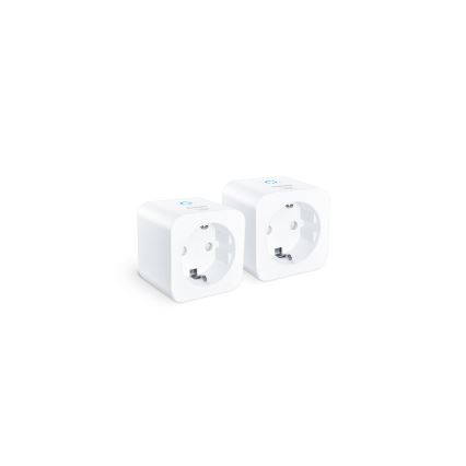 Philips - Sæt 2x smart stikdåse SCHUKO 2300W + effektmåler Wi-Fi