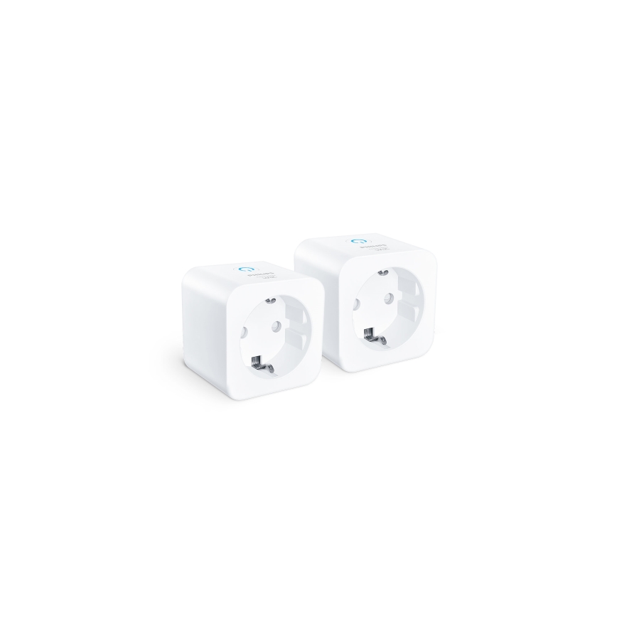 Philips - Sæt 2x smart stikdåse SCHUKO 2300W + effektmåler Wi-Fi