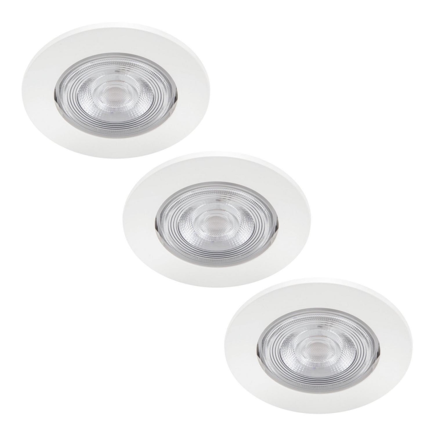 Philips - SÆT 3x LED indbygningslampe TARAGON LED/4,5W/230V 2700K