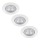 Philips - SÆT 3x LED indbygningslampe TARAGON LED/4,5W/230V 2700K