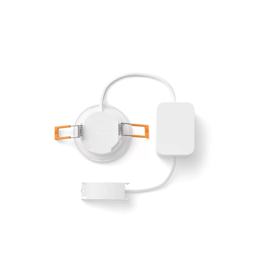 Philips - SÆT 3x LED RGBW Indbygningslampe til badeværelse dæmpbar Hue SLIM LED/8,3W/230V IP44 2000-6500K