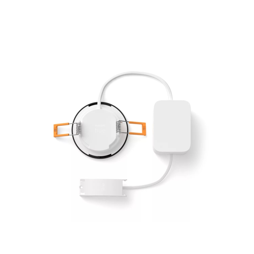 Philips - SÆT 3x LED RGBW Indbygningslampe til badeværelse dæmpbar Hue SLIM LED/8,3W/230V IP44 2000-6500K