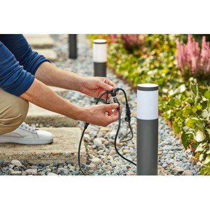 Philips - SÆT 3x LED udendørslampe GARDENLINK LED/24W/230V 2700K IP44