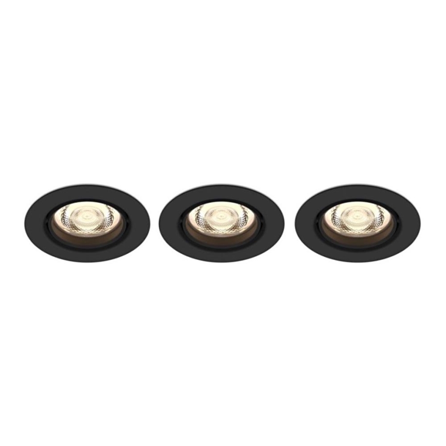 Philips - SÆT 3xLED Indbygningslampe dæmpbar IMPALA Warm Glow LED/6W/230V 2200-2700K