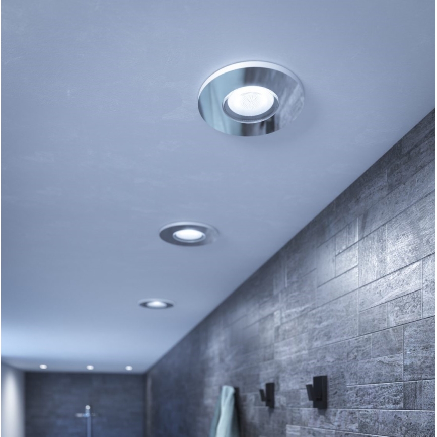 Philips - SÆT 3x LED indbygningslampe til badeværelse dæmpbar Hue ADORE BATHROOM 1xGU10/4,2W/230V 2200-6500K IP44