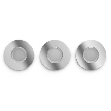 Philips - SÆT 3x LED indbygningslampe til badeværelse dæmpbar Hue ADORE BATHROOM 1xGU10/4,2W/230V 2200-6500K IP44
