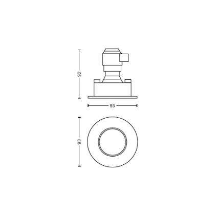 Philips - SÆT 3x LED indbygningslampe til badeværelse dæmpbar Hue ADORE BATHROOM 1xGU10/4,2W/230V 2200-6500K IP44