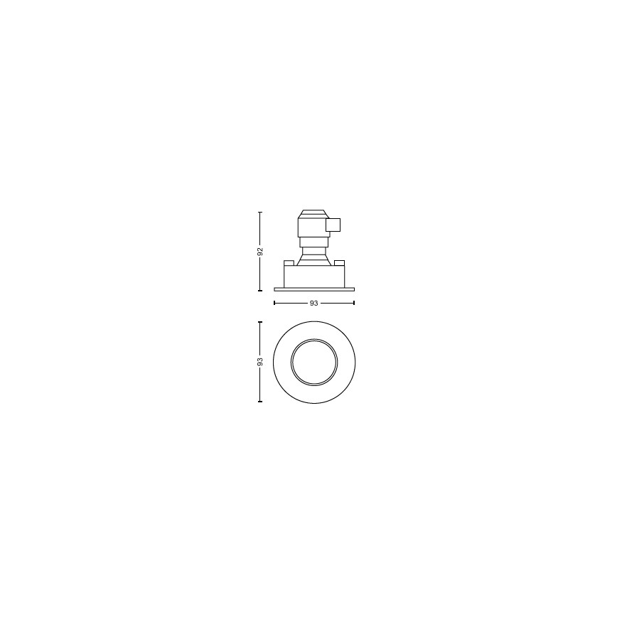 Philips - SÆT 3x LED indbygningslampe til badeværelse dæmpbar Hue ADORE BATHROOM 1xGU10/4,2W/230V 2200-6500K IP44