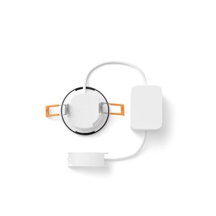 Philips - Sæt med 2 RGBW dæmpbare LED-indbygningsspots til badeværelset Hue SLIM LED/8,3W/230V 2000-6500K sort IP44