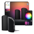 Philips - Sæt med 2 LED RGBW dæmpbare Hue PLAY projektører LED/20W/230V 2000–6500K sort