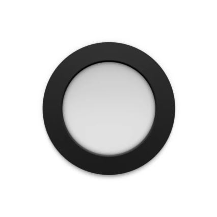 Philips - Sæt 2x LED RGBW dæmpbare badeværelsesindbygningsspots Hue SLIM LED/12W/230V 2000-6500K sort IP44