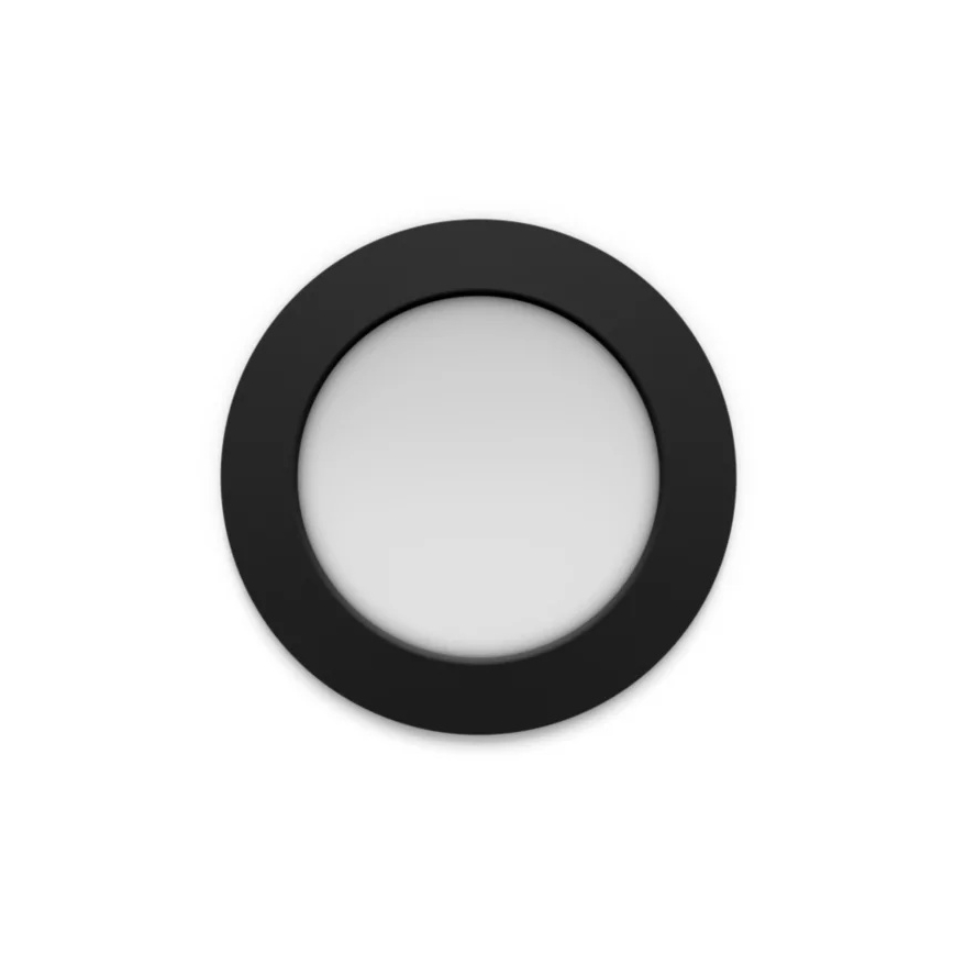 Philips - Sæt 2x LED RGBW dæmpbare badeværelsesindbygningsspots Hue SLIM LED/12W/230V 2000-6500K sort IP44