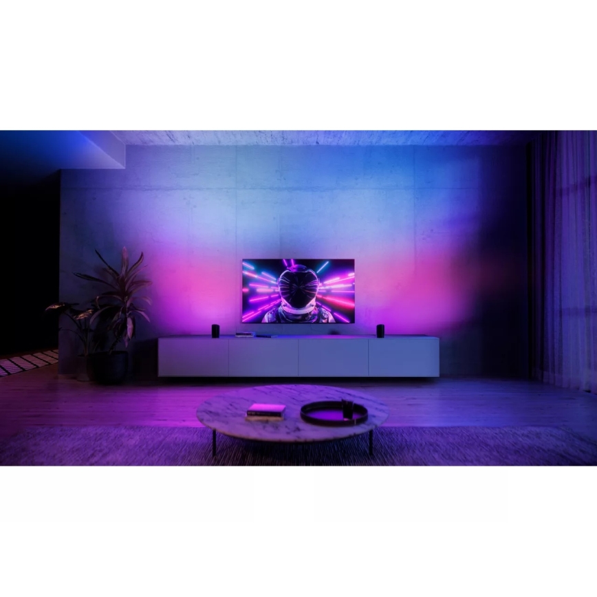Philips - Sæt med 2 LED RGBW dæmpbare Hue PLAY projektører LED/20W/230V 2000–6500K sort