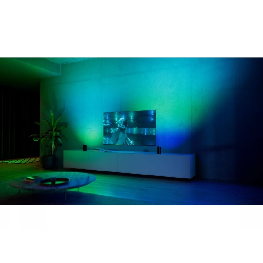 Philips - Sæt med 2 LED RGBW dæmpbare Hue PLAY projektører LED/20W/230V 2000–6500K sort