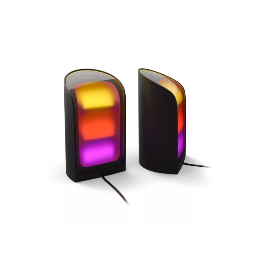 Philips - Sæt med 2 LED RGBW dæmpbare Hue PLAY projektører LED/20W/230V 2000–6500K sort
