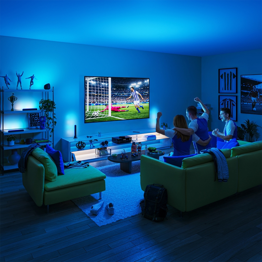 Philips - Sæt med 2 LED RGBIC dæmpbare armaturer SMART GRADIENT LED/8W/230V 2700–6500K Wi‑Fi