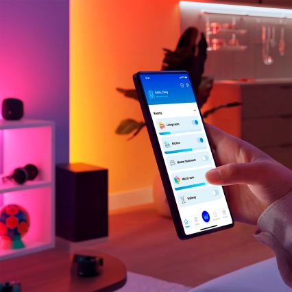 Philips - Sæt med 2 LED RGBIC dæmpbare armaturer SMART GRADIENT LED/8W/230V 2700–6500K Wi‑Fi