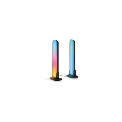 Philips - Sæt med 2 LED RGBIC dæmpbare armaturer SMART GRADIENT LED/8W/230V 2700–6500K Wi‑Fi