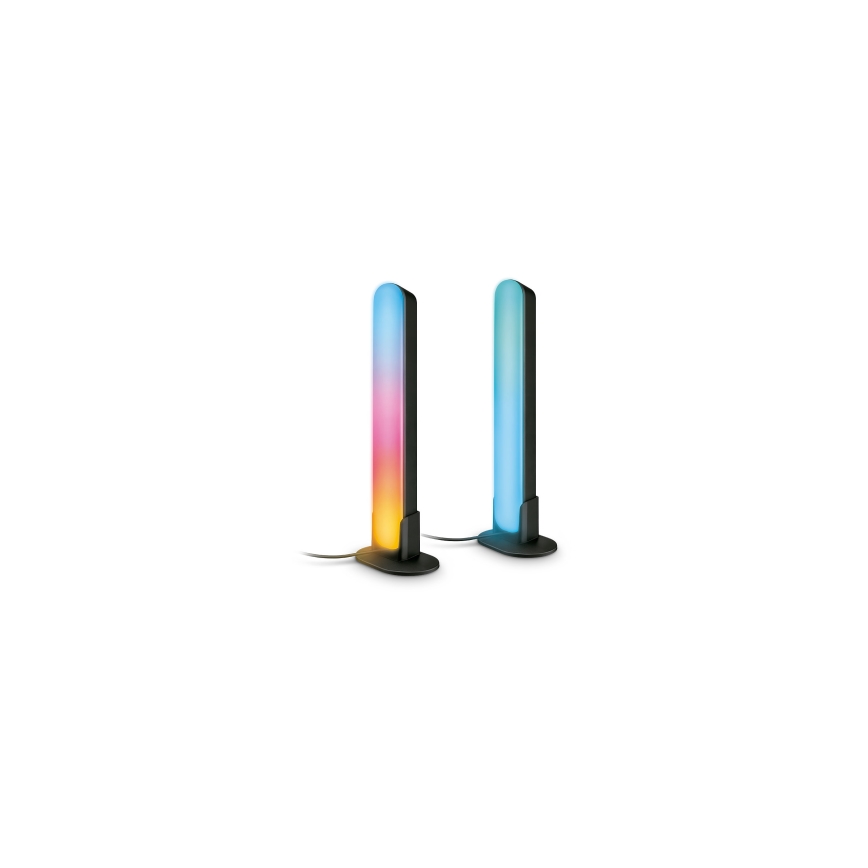Philips - Sæt med 2 LED RGBIC dæmpbare armaturer SMART GRADIENT LED/8W/230V 2700–6500K Wi‑Fi