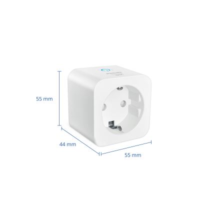 Philips - Sæt med 2x smart Schuko-stikkontakt 2300W Wi-Fi